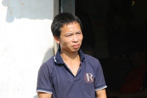 Anh Nguyễn Hữu Quyết (32 tuổi) – người con trai lớn của ông Nguyễn Thanh Chấn, người ngồi tù 10 năm oan sai.